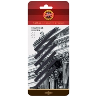 Węgiel prasowany w szt.yfcie 7x7mm 6 szt. 8683 mix 1,2,3, Koh-I-Noor