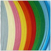 Paski do quillingu mix-kol.420x3mm 200szt, D-A-S