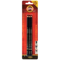 Węgiel w drewnie 8811 blist. 3 szt (2,3,4) głęb-czerń, Koh-I-Noor