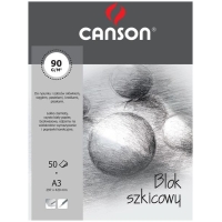 Blok szkicowy A3 50 k. 90g Student Offset Kule, Canson