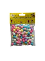 Pomponiki dekoracyjne 1cm pastel kolor