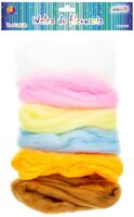 Wełna do filcowania WF-7826 6kol. x 8g, op. 48g, Aliga
