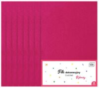 Filc dekoracyjny op. 8 szt. różowy, Interdruk