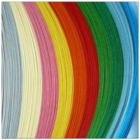 Paski do quillingu mix 420x5mm 200szt, D-A-S