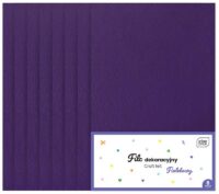 Filc dekoracyjny op. 8 szt. fioletowy, Interdruk