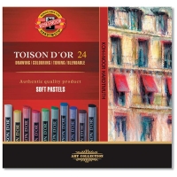 Pastele suche miękkie 24k. okrągłe Toison D'Or 8514, Koh-I-Noor