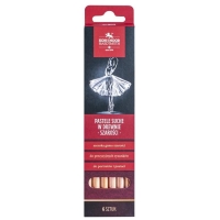 Pastele suche w drewnie 6-kol. 8820 szarości Gioconda, Koh-I-Noor